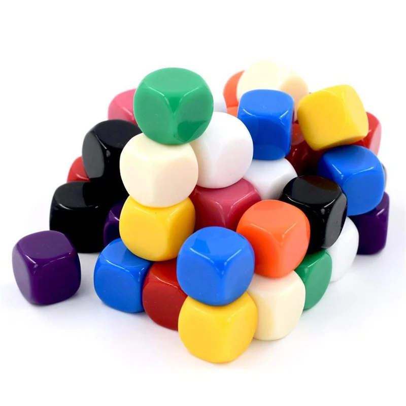 Board Game Loop - 10 peças acrílico 16mm dados em
