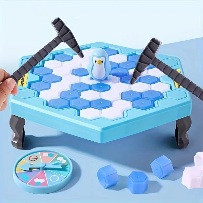 Board Game Coup - Salvar pinguim batendo brinquedo de gelo,