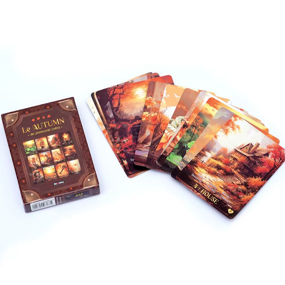 Board Game Quantum - Lenormand tarô baralho le outono coleção
