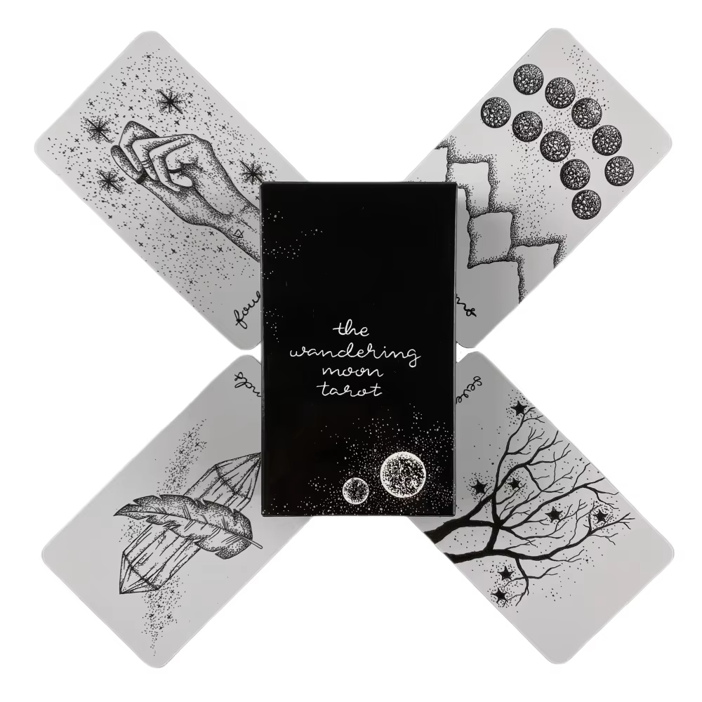 Board Game Quantum - Baralho de tarô The Wandering Moon,