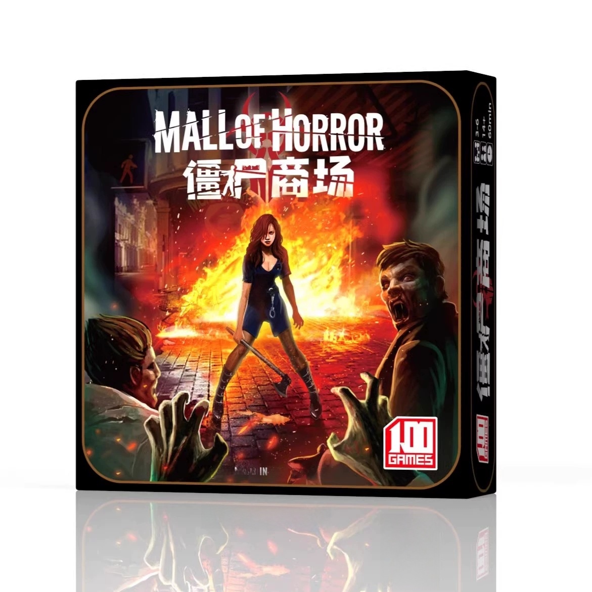 Board Game Zombie Survival - Jogo de Tabuleiro de Siege de