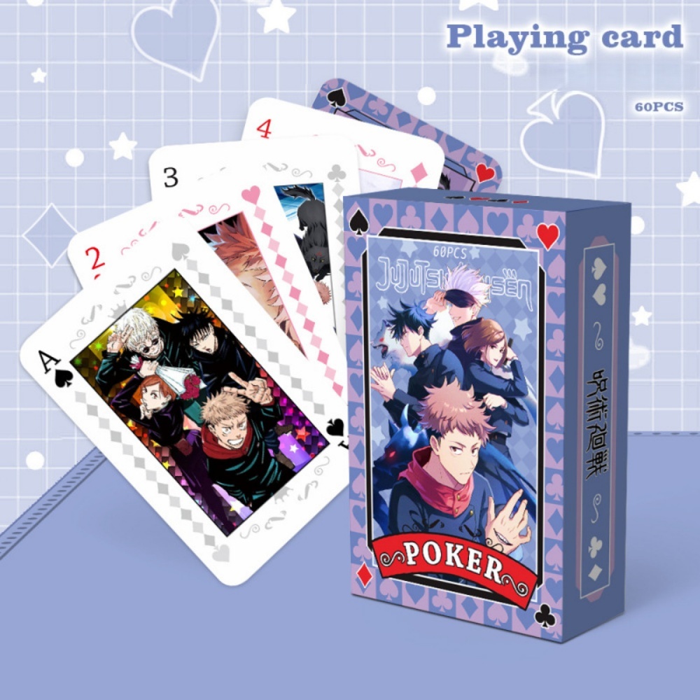 Board Game Jumanji - Brinquedo de Anime Jujutsu Kaisen, Cartas