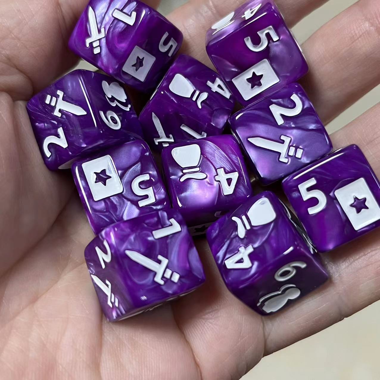 Board Game Fun - 10 pçs conjunto de novo 16mm