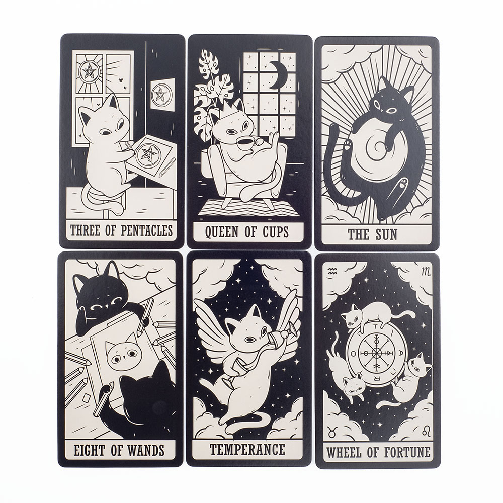 Baralho de tarô gatinho 78 peç - Board Game Fun avaliação e preço