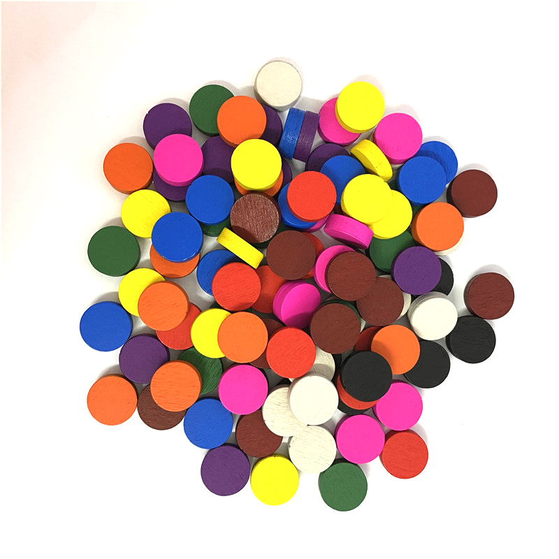 50 peças 15*5mm 11 cores disco - Board Game Loop avaliação e preço