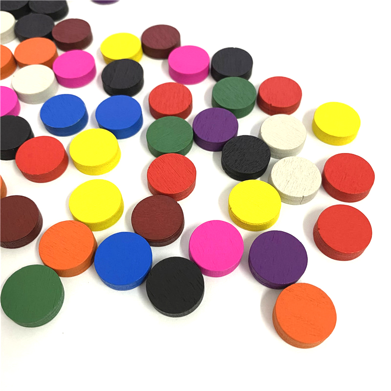 50 peças 15*5mm 11 cores disco - Board Game Loop avaliação e preço