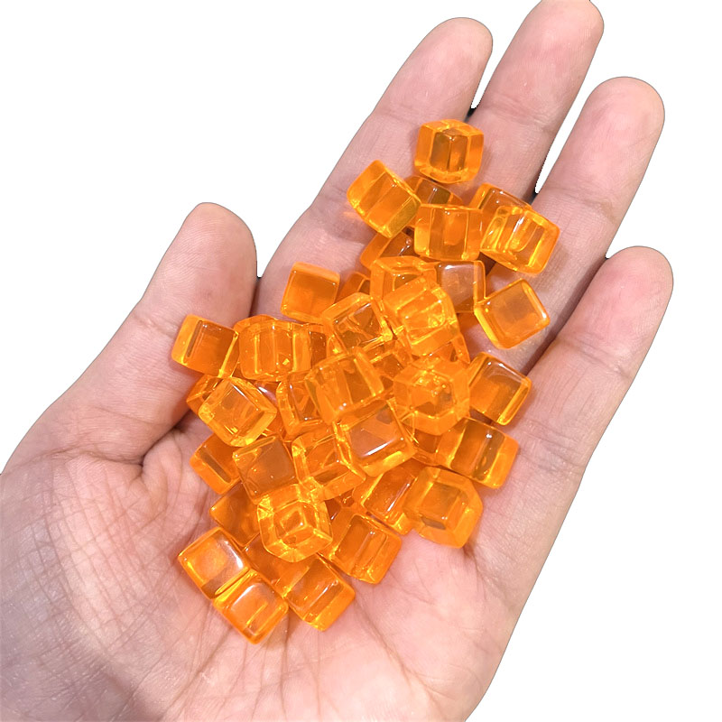 100 pçs/set 8mm cubo claro dad - Board Game Loop avaliação e preço