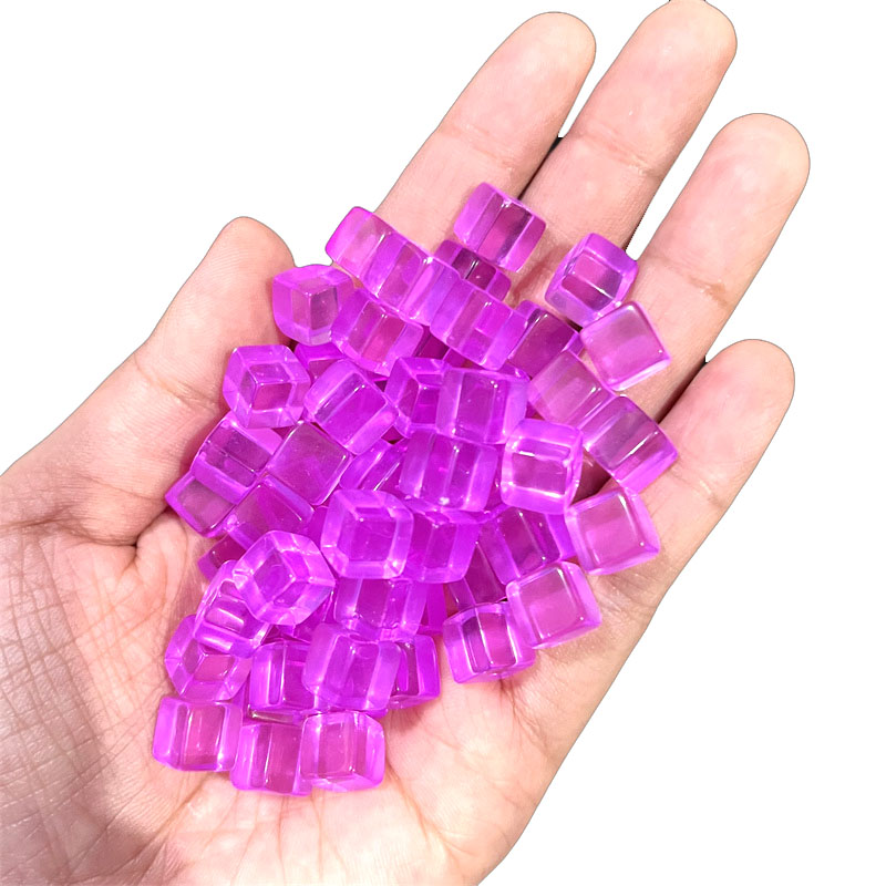 100 pçs/set 8mm cubo claro dad - Board Game Loop avaliação e preço