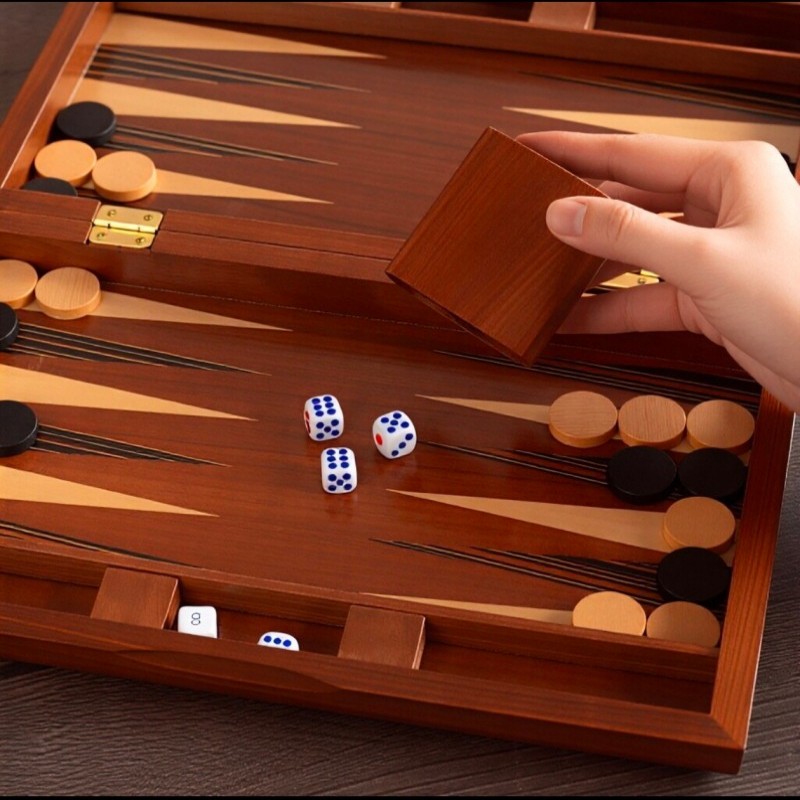 Jogo de Gamão em Madeira Sólid - Board Game Operation avaliação e preço