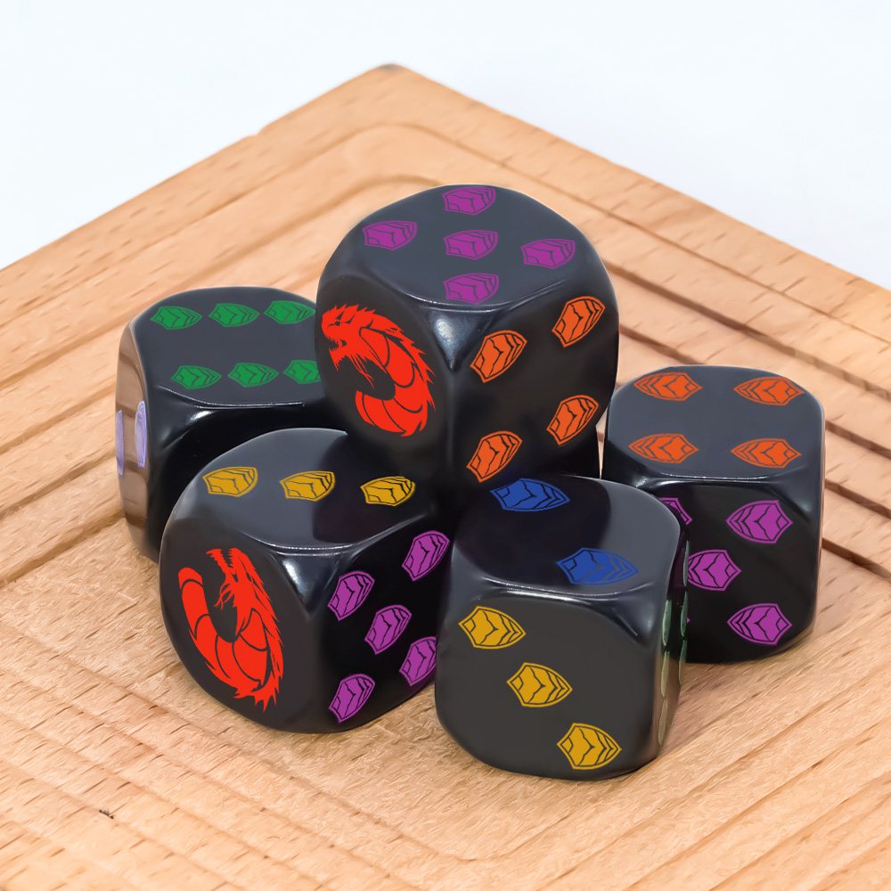 Conjunto de Dados Poliédricos  - Board Game Night avaliação e preço