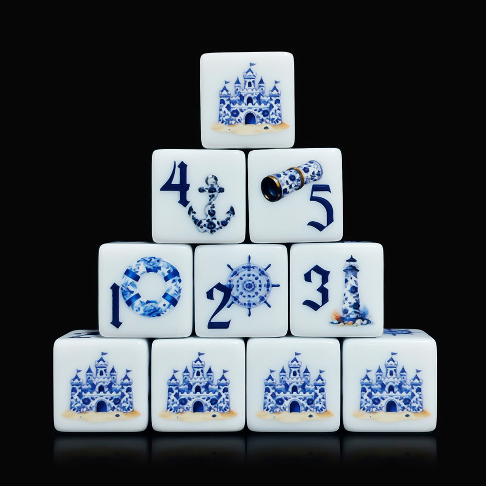 12 Peças de Dados Acrílicos D6 - Board Game Electronic Table avaliação e preço