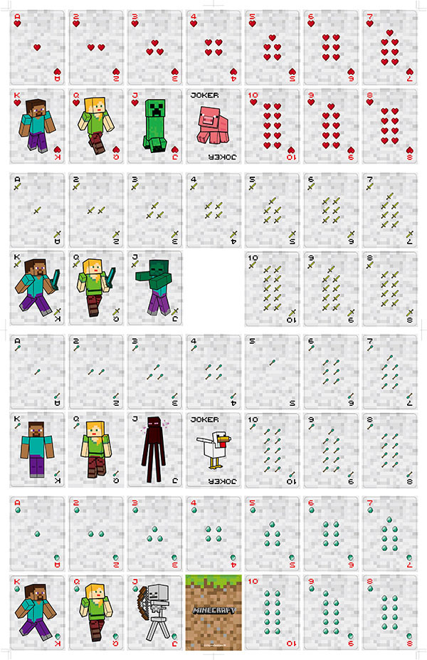 Novos jogos do Minecraft, cart - Board Game Card avaliação e preço