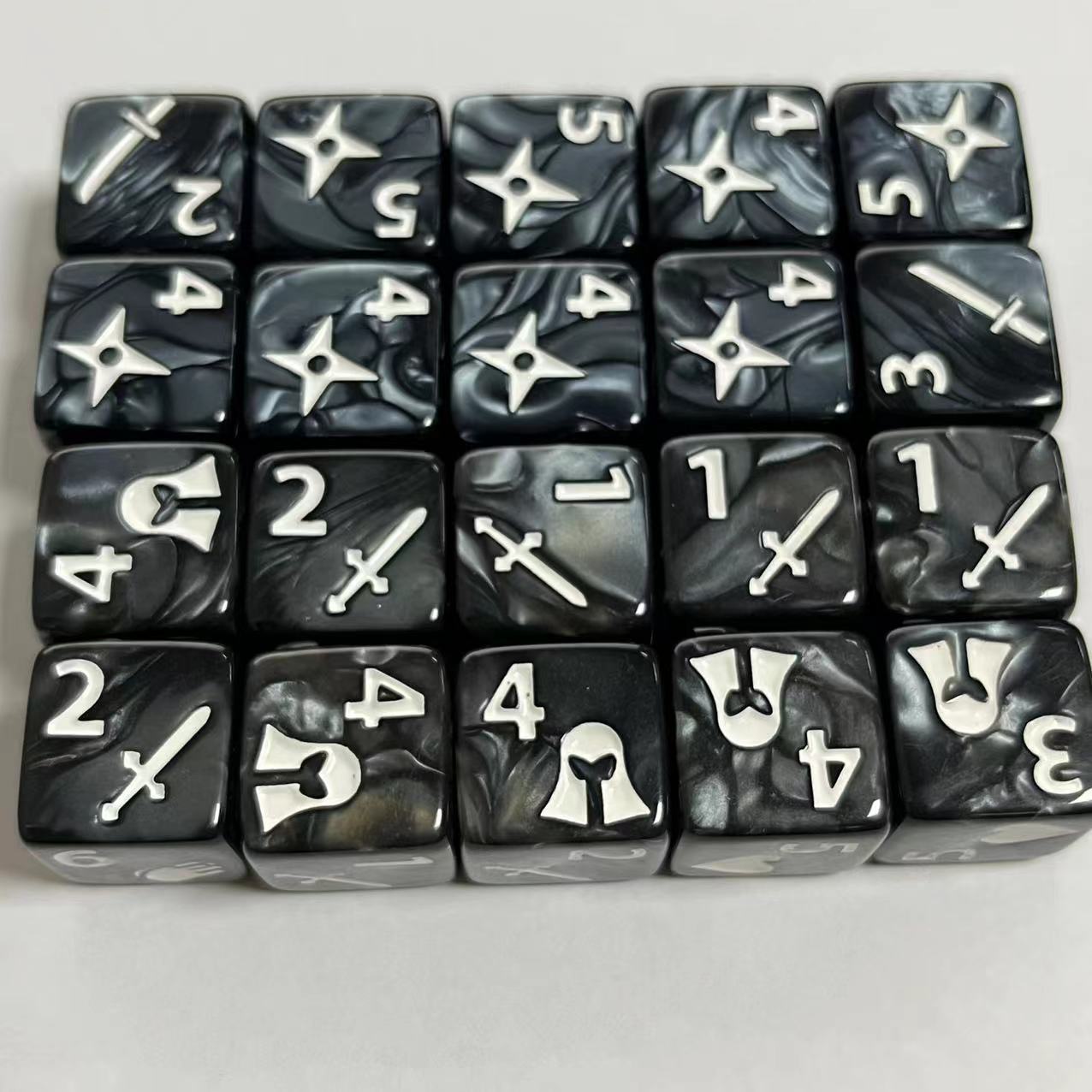 10 pçs conjunto de novo 16mm 6 - Board Game Fun avaliação e preço